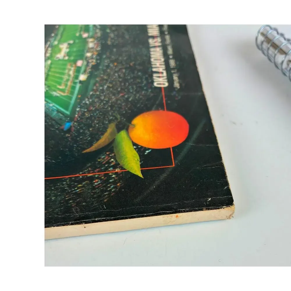 Orange Bowl Program 54th Annual National Championship 1988 Oklahoma vs Miami
